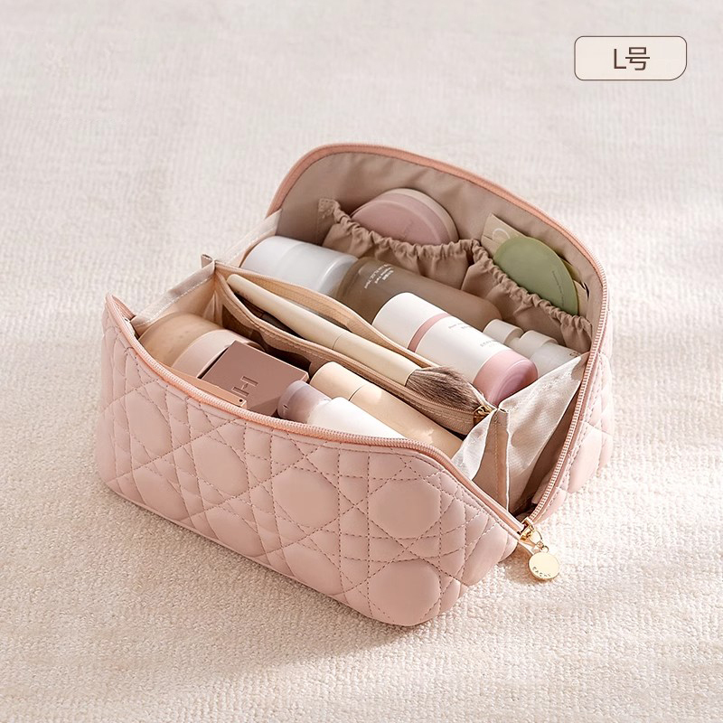 Germany's 2026 New High-End Cosmetic Bag, Large Capacity, Small and Portable for Women's Travel, Light Luxury, High-End Partition Design Germany's 2026 New High-End Cosmetic Bag, Large Capacity, Small and Portable for Women's Travel, Light Luxury, High-End Partition Design