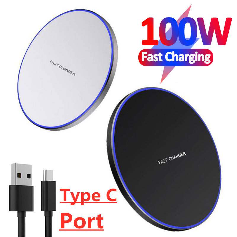 100W Qi Fast Wireless Charger for iPhone 13 12 11 Pro Max XS
