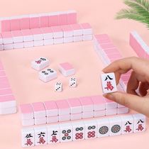 Outdoor folding mini mahjong tiles small dormitory outdoor portable MINI internet celebrity home travel camping hand rub