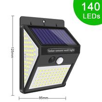 Solar Light Outdoor 140 268 LED Garden Lights Wall Lamp Water