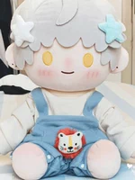 Синий комбинезон, штаны, аксессуар для волос, кукла, тигр