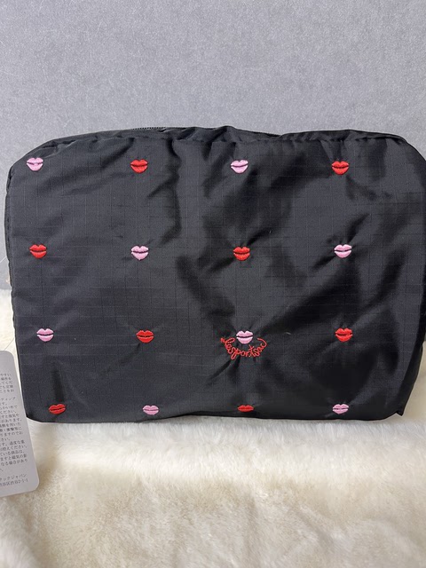 Dahua embroidered cat cosmetics toiletries storage bag student clutch cartoon new cute AB face large size