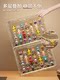 Acrylic Transparent Blind Box Storage Display Stand, Large Capacity Pop Mart Ladder-Style Figure Display Box