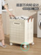 Foldable Dirty Laundry Basket for Home Bathroom, High-Capacity Laundry Hamper with a Stylish Design, Laundry Cart Storage