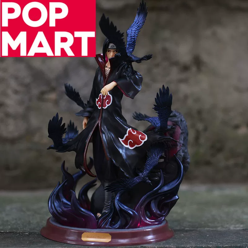 Bubble Mart Popmart Naruto Xiao Xiao Organization Uchiha Itachi GK Crowstone Statue Anime Hand