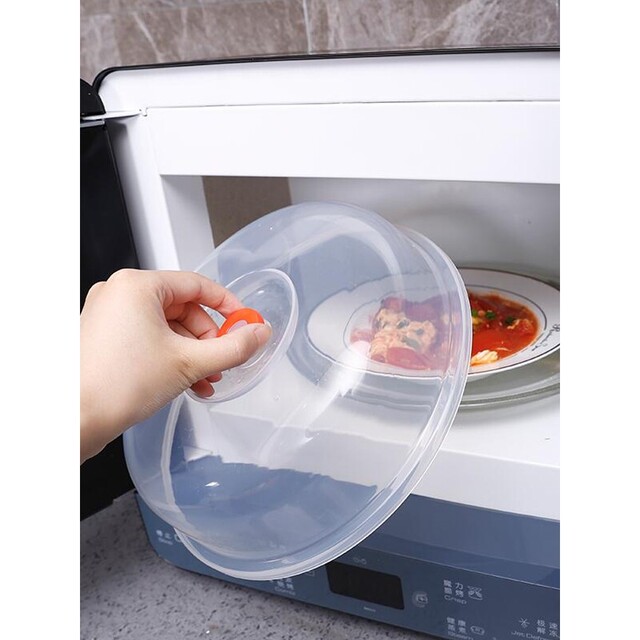 Japan and Japan imported microwave oven steamer heating lid special container for fresh storage cover food hot dishes prevent splashing