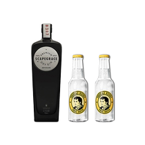 Langxia classic high-quality dry gin silver version gin original bottle imported foreign wine Thomas tonic water * 2 bottles