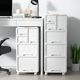 Drawer storage cabinet Office A4 file storage cabinet household table multi-layer movable installation cabinet