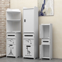 Bathroom toilet side cabinet toilet moisture-proof shelve floor bathroom lockers waterproof toilet containing cabinet