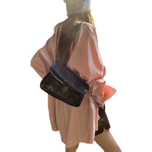 Южнокорейский летний товар, сумка через плечо, цепь для жирной кожи, сумка на одно плечо, коллекция 2023, премиум класс