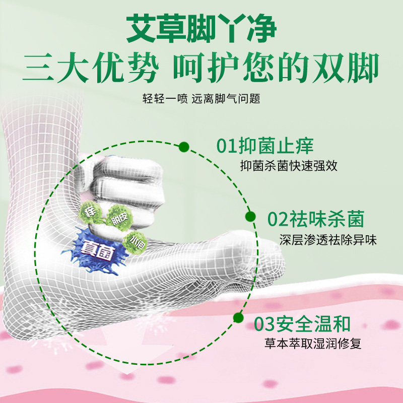脚气终结者!脚痒水泡烂脚丫?这款杀菌喷雾让你告别脚臭脚痒!-护足霜-淘宝好物网