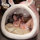 Человеческое гнездо кошачья гнезд ленивый диван плюшевый