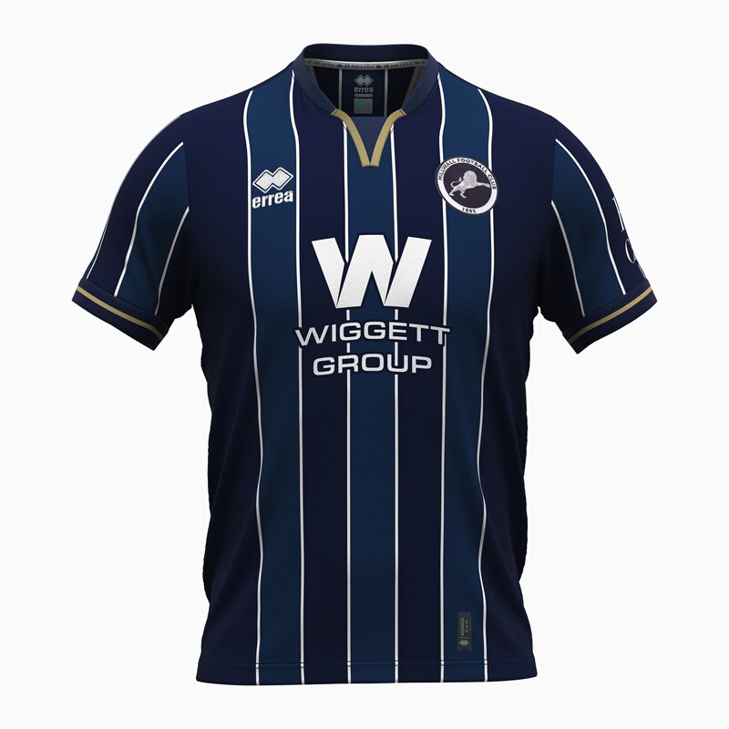 26- 27m Millwall Jersey Men's Home Short-Sleeved Football Uniform