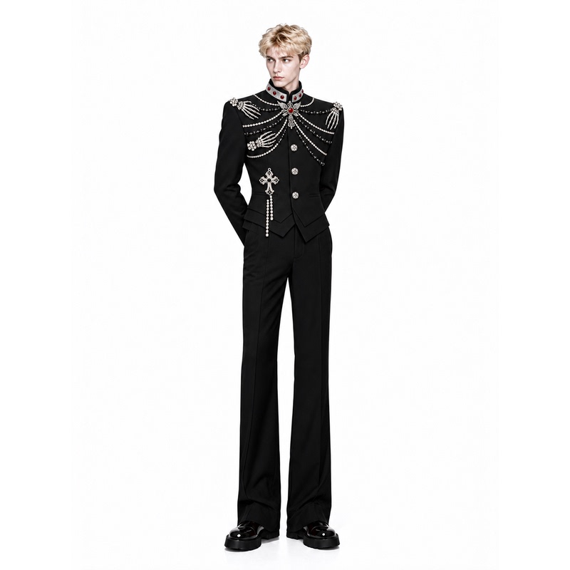 Yicai 【Fading Wings】 Wide-Shouldered, Narrow-Waisted, Short Blazer with a Stylish Waist-Cinching Design Yicai 【Fading Wings】 Wide-Shouldered, Narrow-Waisted, Short Blazer with a Stylish Waist-Cinching Design