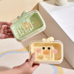 Soap Box Travel Soap Box 2025 New arrival Portable Drain Cute For Home Student Dormitory Bathroom Soap Box