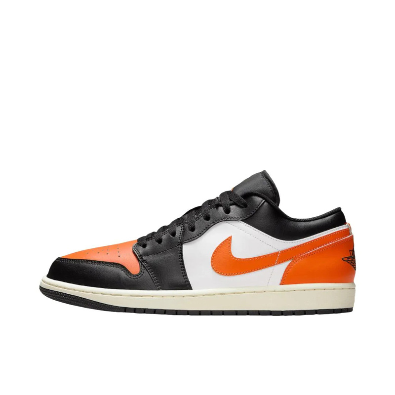 Jordan Air Jordan 1 Aj1 Low Black and White Low-Top Retro Basketball Shoes 553558-081