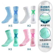 Football socks childrens mens youth professional mid-calf socks student towel bottom non-slip summer breathable training socks