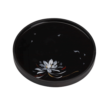 Guiyintang ຈີນມື painted ໄມ້ໄຜ່ teapot ຊາ tray ຄົວເຮືອນ retro ຕາຕະລາງຟອງແຫ້ງ kung fu ຊາຊຸດ tray saucer ຈອກ holder