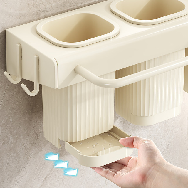 Multifunctional knife holder kitchen knife supplies storage rack wall-mounted punch-free chopstick cage integrated storage rack chopstick barrel