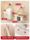 Bathroom suction cup storage rack bathroom punch-free wall storage rack toilet wall-mounted hand wash basin hanging basket