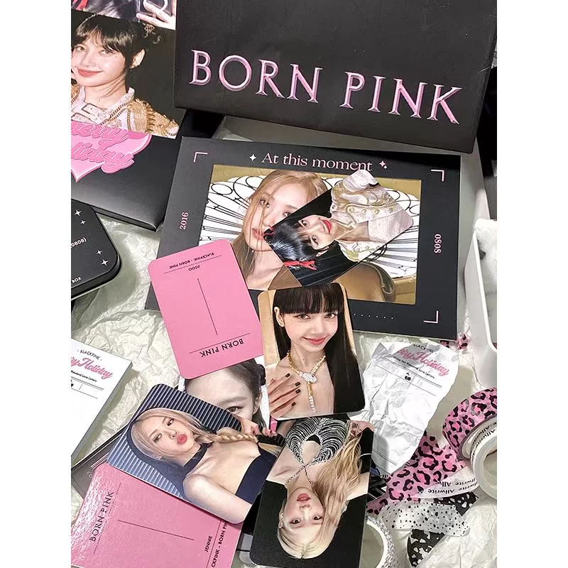 BLACKPINK [Cherry Holiday] Возвращение к памятному набору маленькая карта Ming открытка брелок карта Книга Бой карта коробка