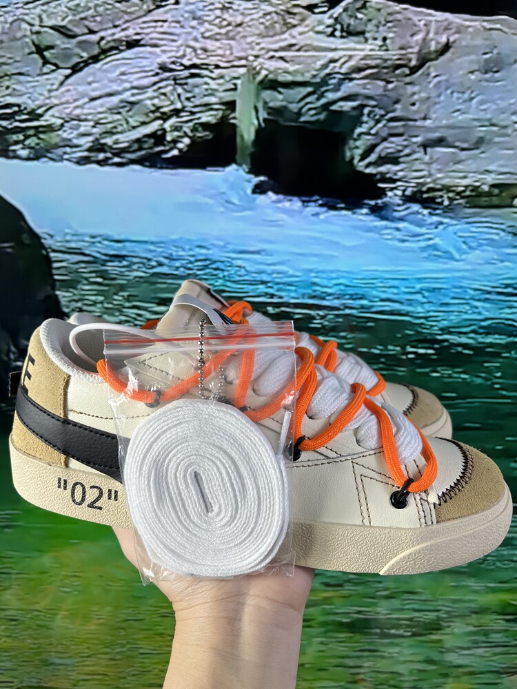 BLAZER RETRO MENS AND WOMENS CASUAL SHOES SUMMER WEAR-RESISTANT BIG HOOK CO-BRANDED VERSATILE ANTI-SLIP ADAPTATION LACES-8899