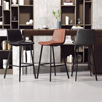 Xinjiang Italian bar chair light luxury high-end home high stool back bar chair modern simple bar