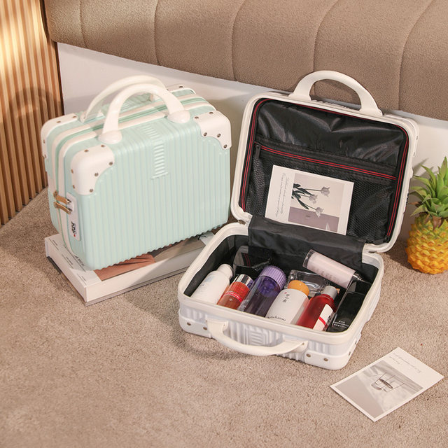 ກະເປົ໋າມືໃຫມ່ 2024 14-inch mini toiletry storage bag portable tool box small box cosmetic bag