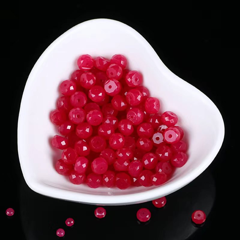 Natural Ruby Corundum Faceted Disc Beads Loose Beads Bracelet Necklace Ruby DIY Bracelet Jewelry Accessories Natural Ruby Corundum Faceted Disc Beads Loose Beads Bracelet Necklace Ruby DIY Bracelet Jewelry Accessories