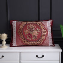 Qingbeiyuan European luxury pillow cushion living room rectangular sofa backrest large pillow case with core removable and washable waist