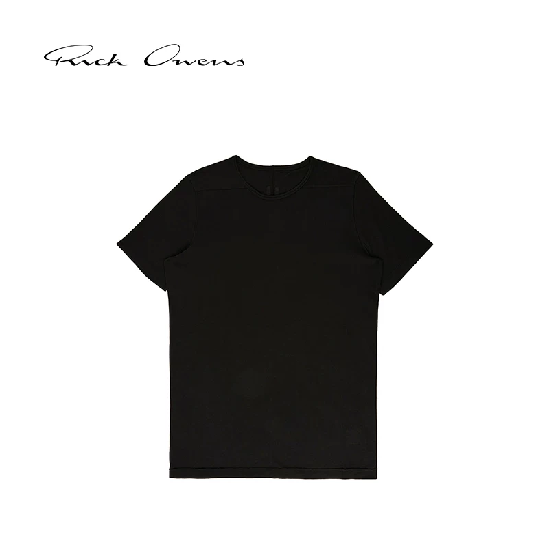 Мужская черная футболка из хлопкового джерси RICK OWENS DRKSHDW LEVEL