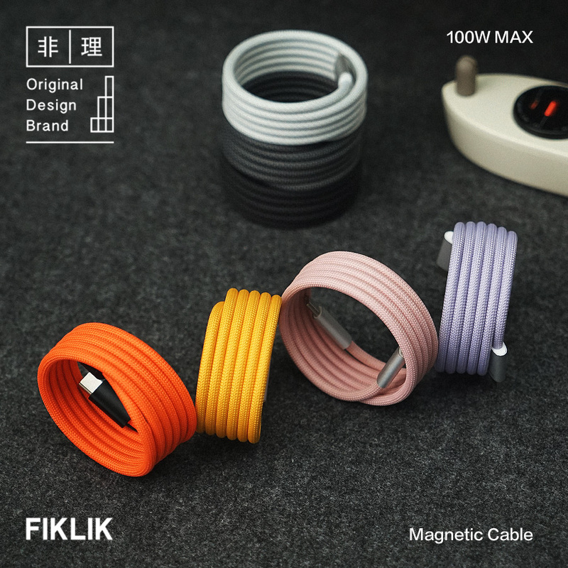 Fiklik Non-Magnetic Charging Cable, Magnetic Data Cable, Automatic Alignment, Reset, and Storage, Suitable for iPhone Android Phones, Pd Fast Charging, Type-C 240W Charging Cable Fiklik Non-Magnetic Charging Cable, Magnetic Data Cable, Automatic Alignment, Reset, and Storage, Suitable for iPhone Android Phones, Pd Fast Charging, Type-C 240W Charging Cable