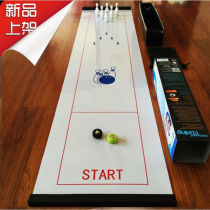 Bowling toy desktop curling ball roll type splicing board adult large parent-child portable tabletop game roll type