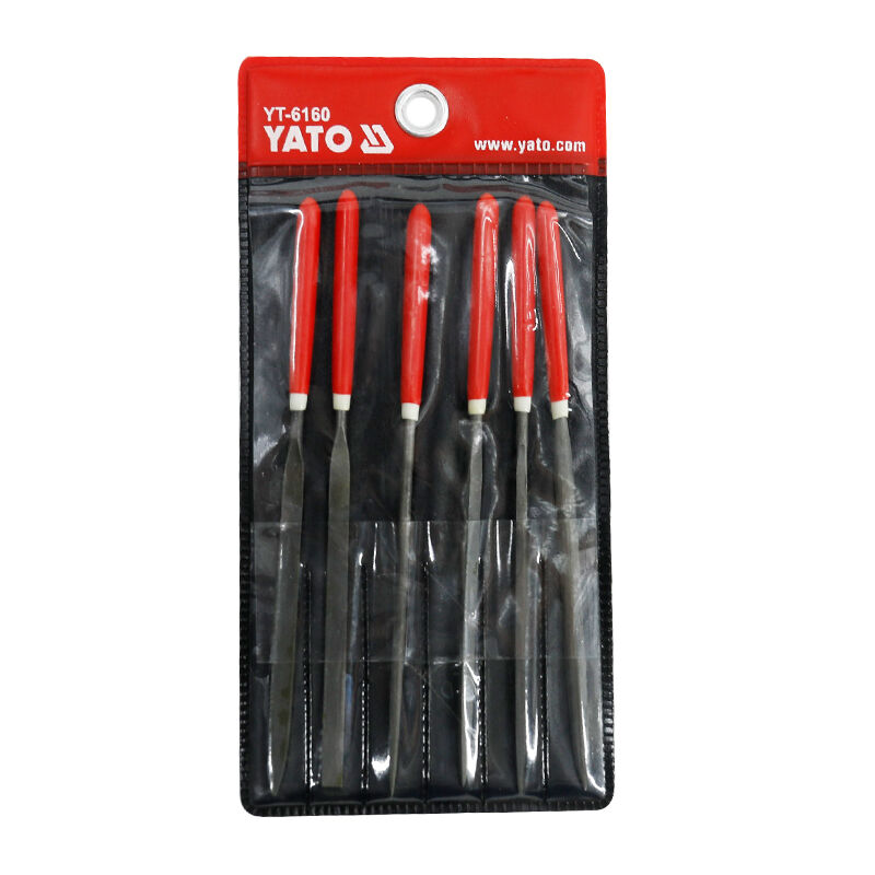 Easy-to-YATO Shkin filing suit metal small rubbing knife file polished woodworking small steel filing (6 pieces of 3x140-Taobao