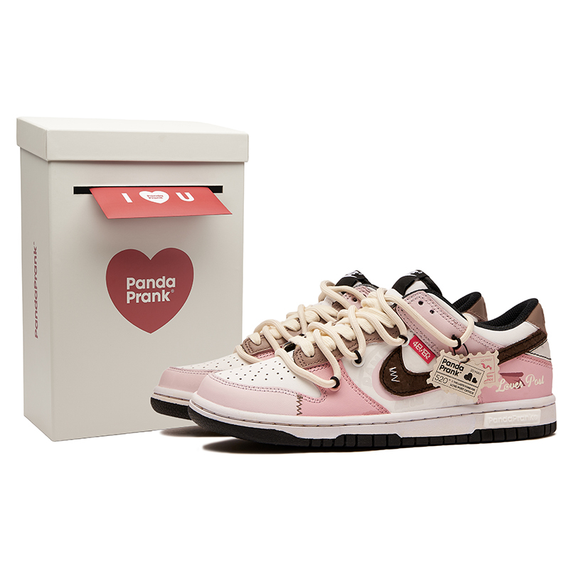 Panda Prank Dunk Low Valentine's Day Limited Edition Gift Heart-Shaped Low-Top Women's Outdoor Casual Niche Sneakers