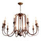 American-Style Chandelier, Retro Living Room Main Light, French-Style Retro Mid-Century Style Crystal Bedroom Dining Room Light, Art Designer Light
