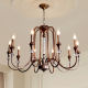 American-Style Chandelier, Retro Living Room Main Light, French-Style Retro Mid-Century Style Crystal Bedroom Dining Room Light, Art Designer Light