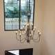 French Retro Living Room Chandelier Black Candle Staircase Chandelier Pearl Romantic Light Luxury Hotel Bedroom Crystal Lighting