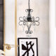 French Retro Bedside Chandelier, American Black Light Luxury Crystal, Vintage Bedroom, Hotel Corridor, Balcony, Bar Counter Lighting Fixtures