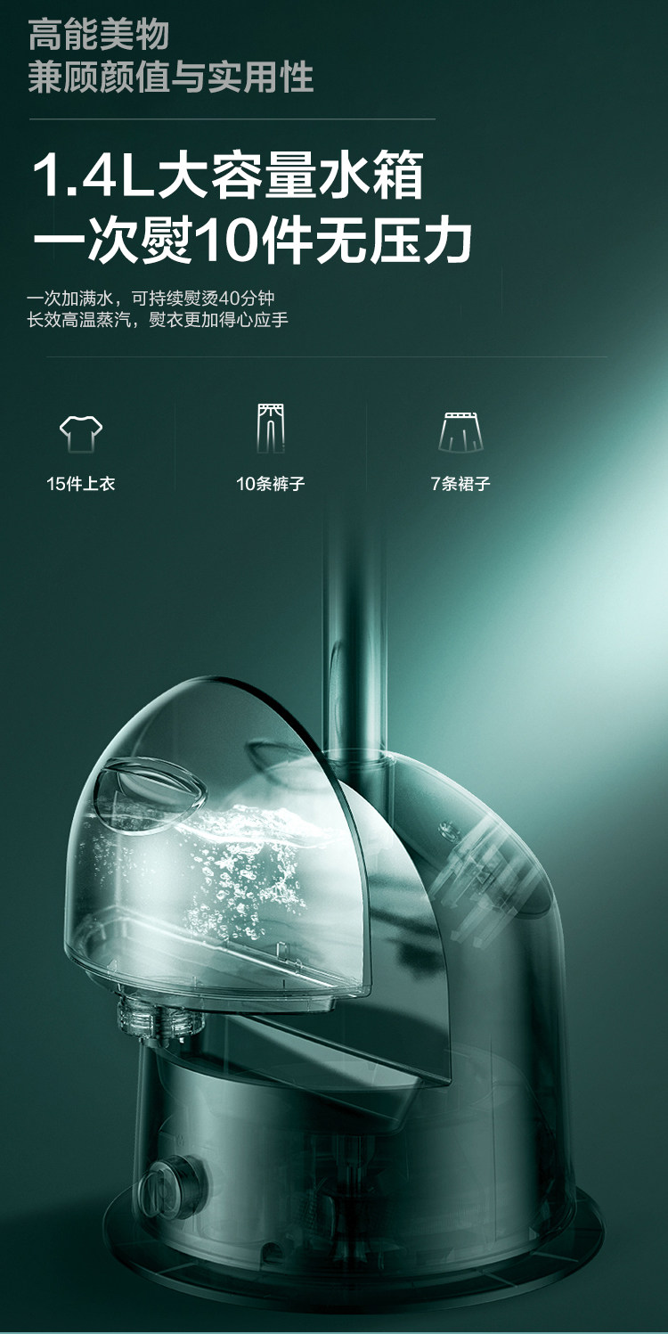 Пароочиститель 【赠品】美的（midea）蒸汽挂烫机家用 手持挂烫机熨烫机ygj15q1