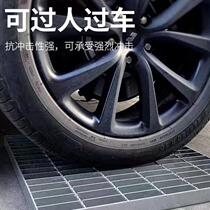 Drainage ditch cover plate hot-dip galvanized grating underground garage ditch and sewer steel grating galvanized steel grating manufacturer