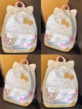 Hello Kitty, японский милый ранец с бантиком, вместительный и большой рюкзак