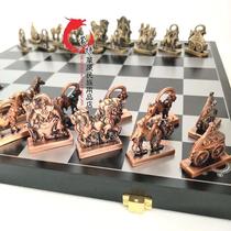 Metal Mongolian chess International chess Three-dimensional chess Alloy chess Hital Mongolian chess