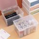 大容量文具盒收纳盒透明塑料盒子素描画笔马克笔彩铅水彩笔铅笔盒
