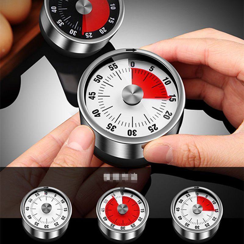 Visual Timer Kitchen Mechanical Timer Learning Children's Kitchen Reminder Magnetic Cooking Stopwatch Alarm Clock