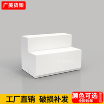 Miniature high-quality product shelves high and low display table three-layer flow table fine jewelry store island shelf three-layer display rack