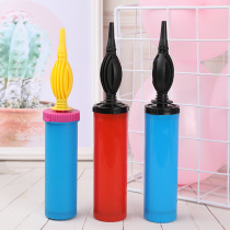 Manual air pump aluminum film balloon inflator hand push tipped inflatable pump for balloon use