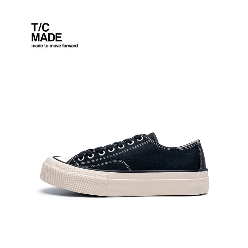 tcmade 005 2023s s vulcanised high density canvas day with thick bottom low helping shoes men and women in the same section-Taobao