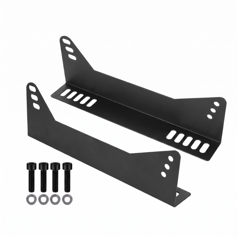 Racing Simulator Bracket Universal Car Bucket Seat Modification L Plate Thickened Seat Rail Base Side Panel Fixing Bracket