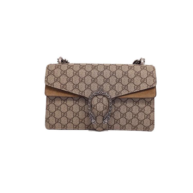 Gucci Gucci Monogram Dionysus Beige Small Shoulder Bag Crossbody Bag